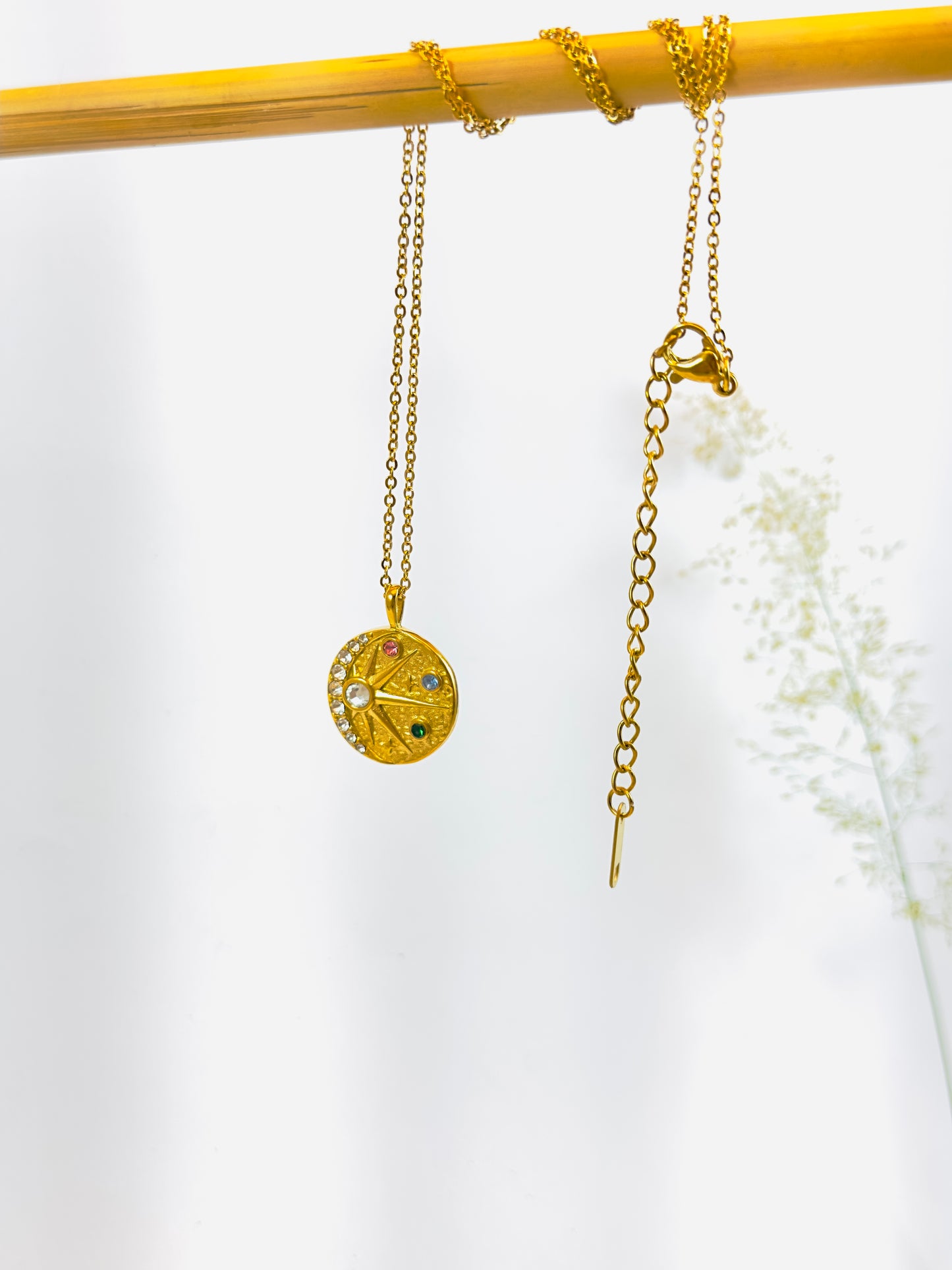 Celestial Compass Pendant (With Chain)
