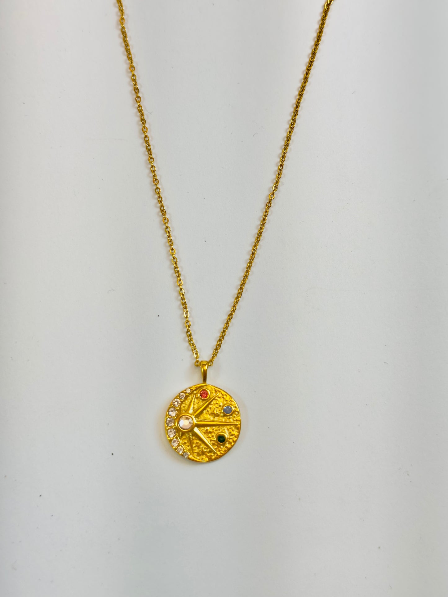Celestial Compass Pendant (With Chain)