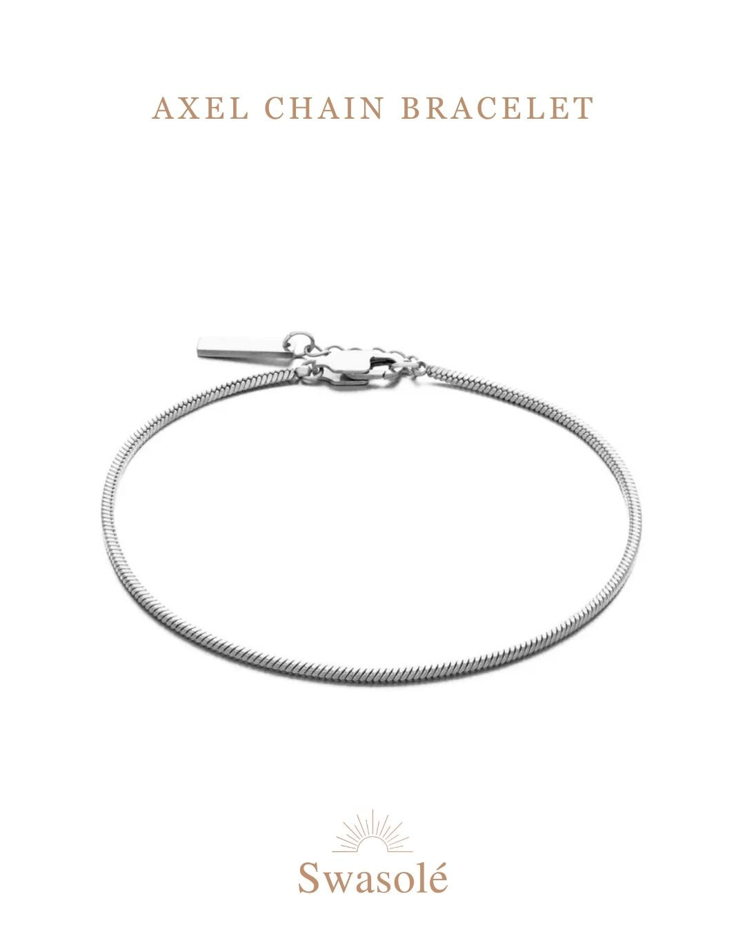 Axel Chain Bracelet Silver