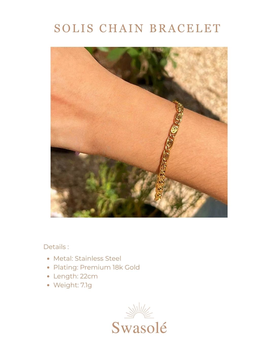 Solis Chain Bracelet