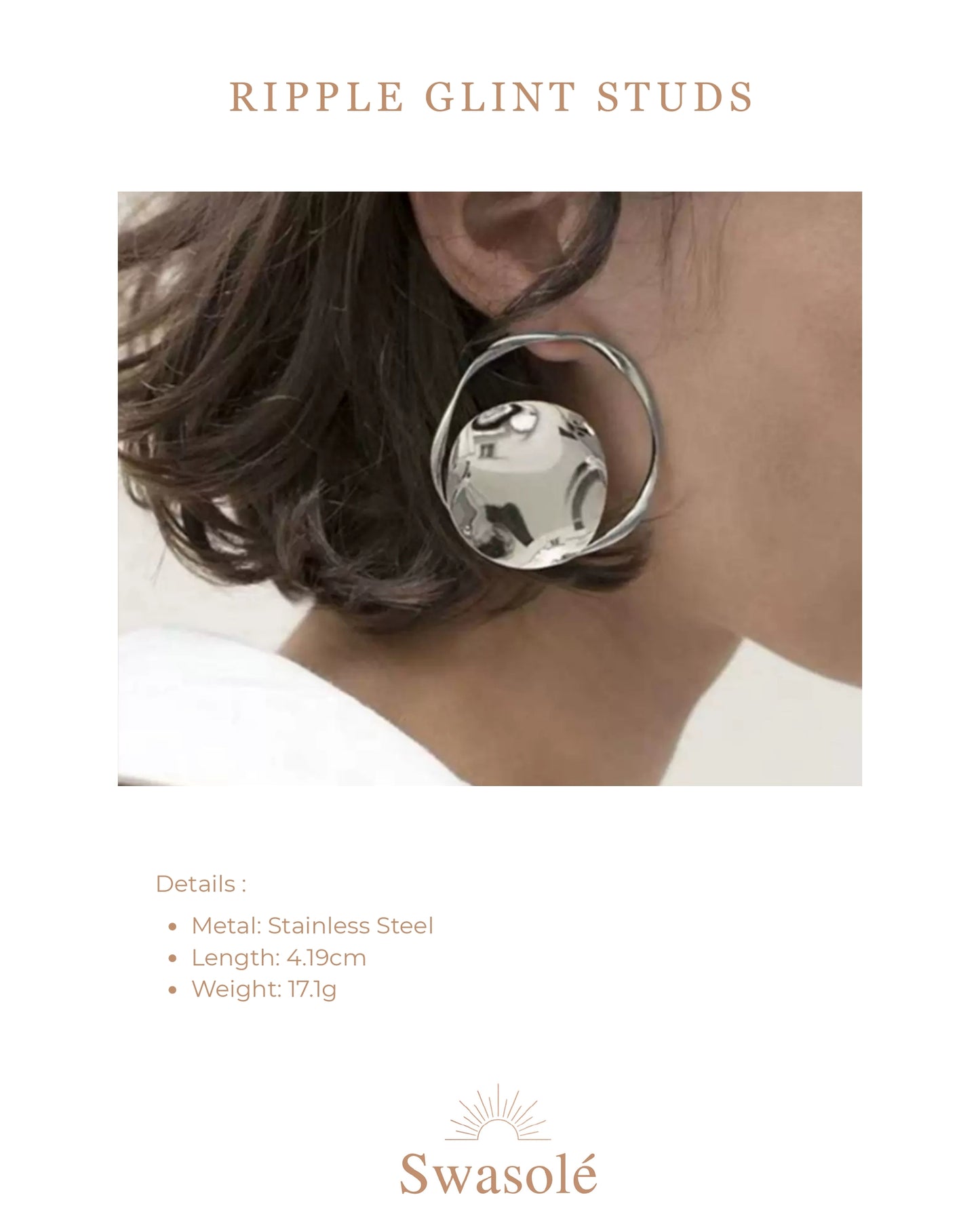 Ripple Glint Studs
