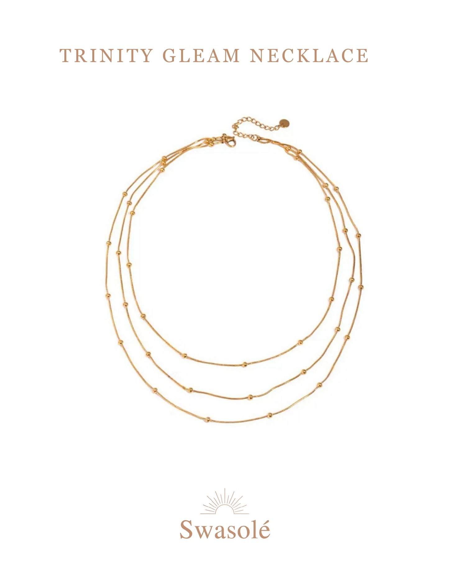 Trinity Gleam Necklace