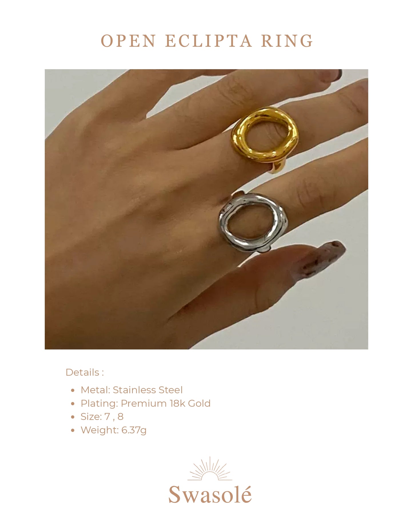 Open Eclipta Ring