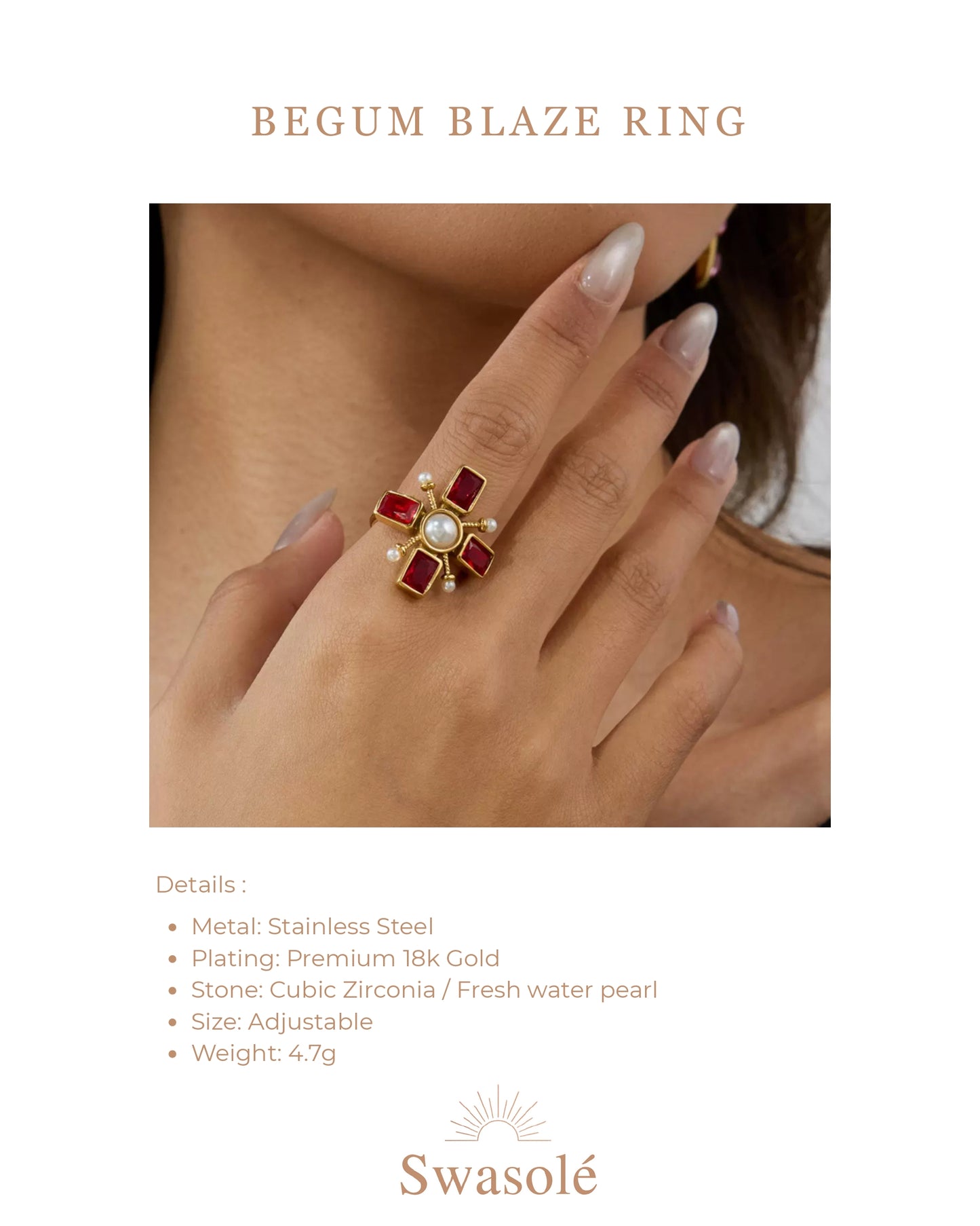 BEGUM BLAZE RING