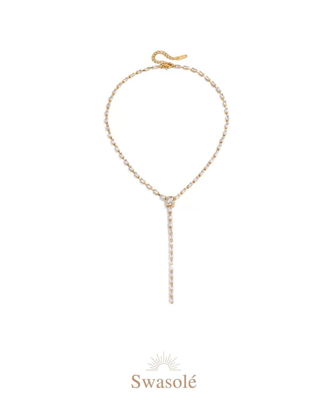 Tennis Drop Necklace