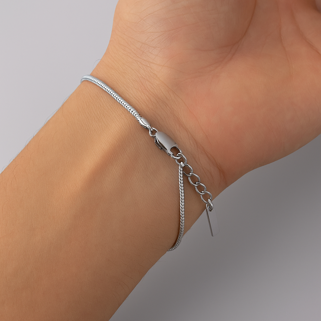 Axel Chain Bracelet Silver