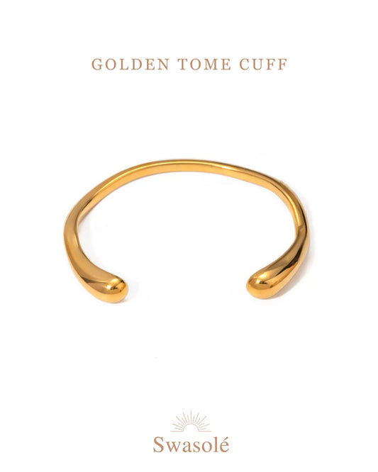 Golden Tome Cuff