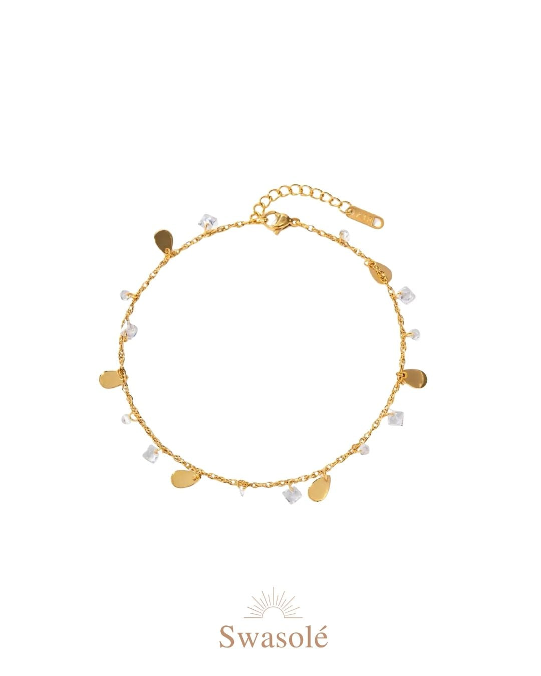 Crystal Drop Anklet