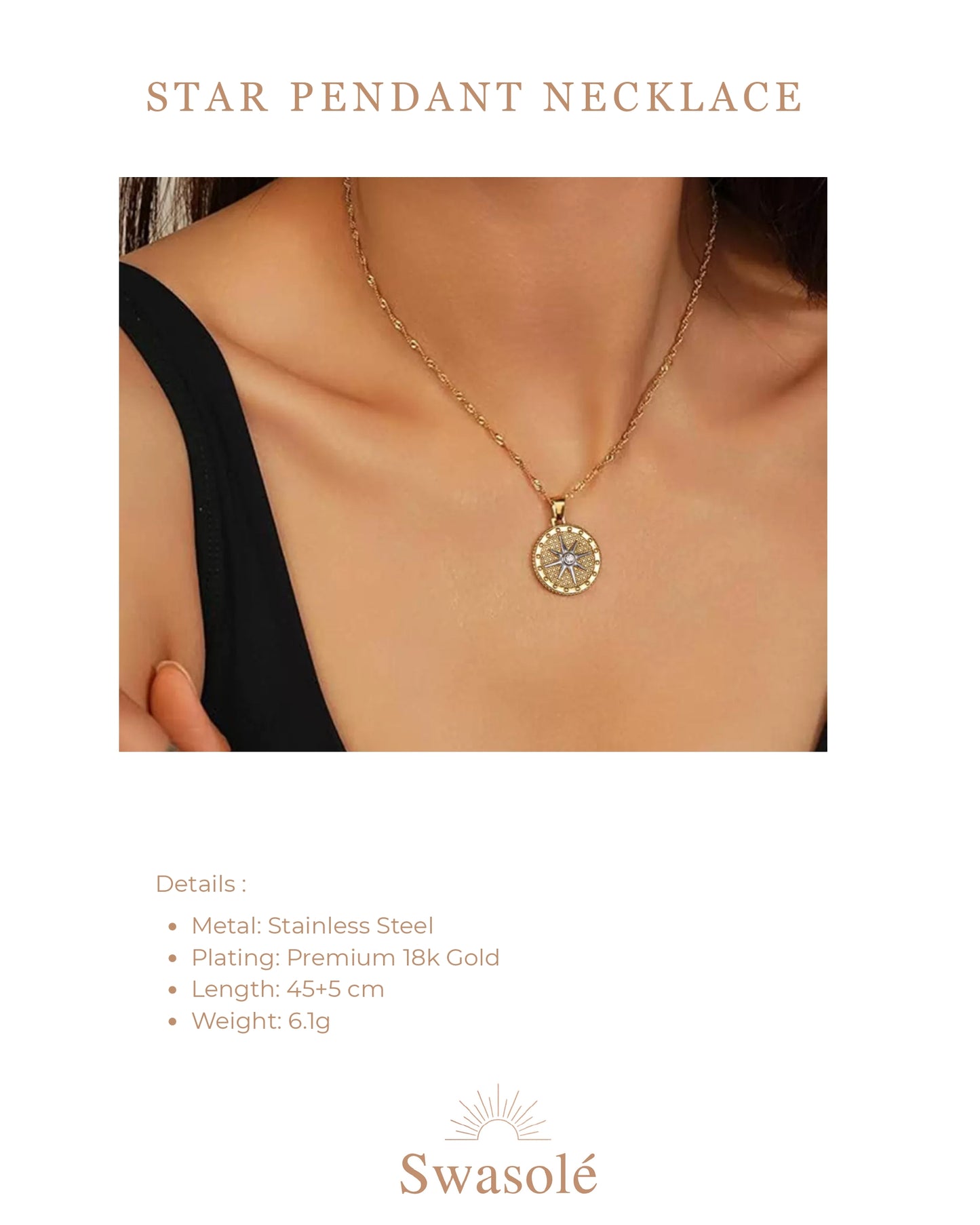 Star Pendant Necklace