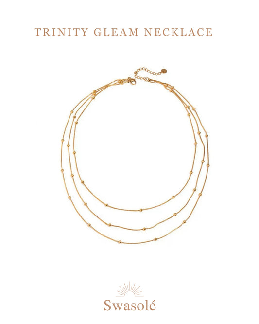 Trinity Gleam Necklace