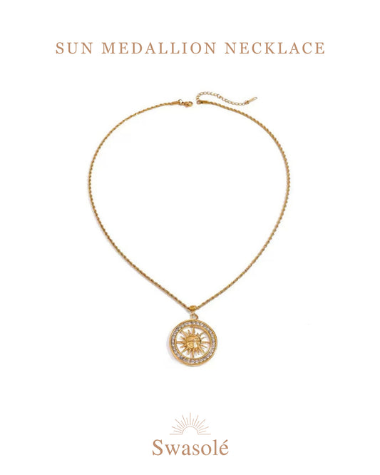 Sun Medallion Necklace