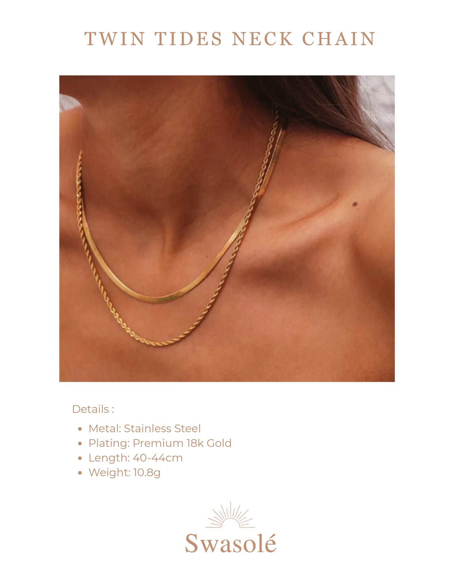 Twin Tide Neck Chain