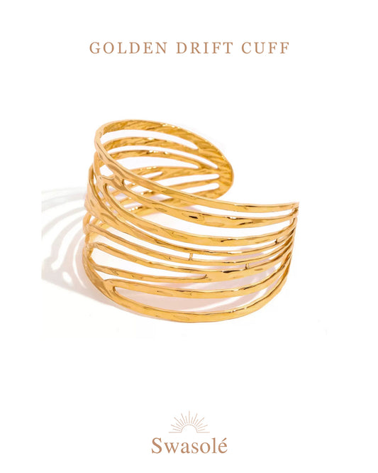Golden Drift Cuff