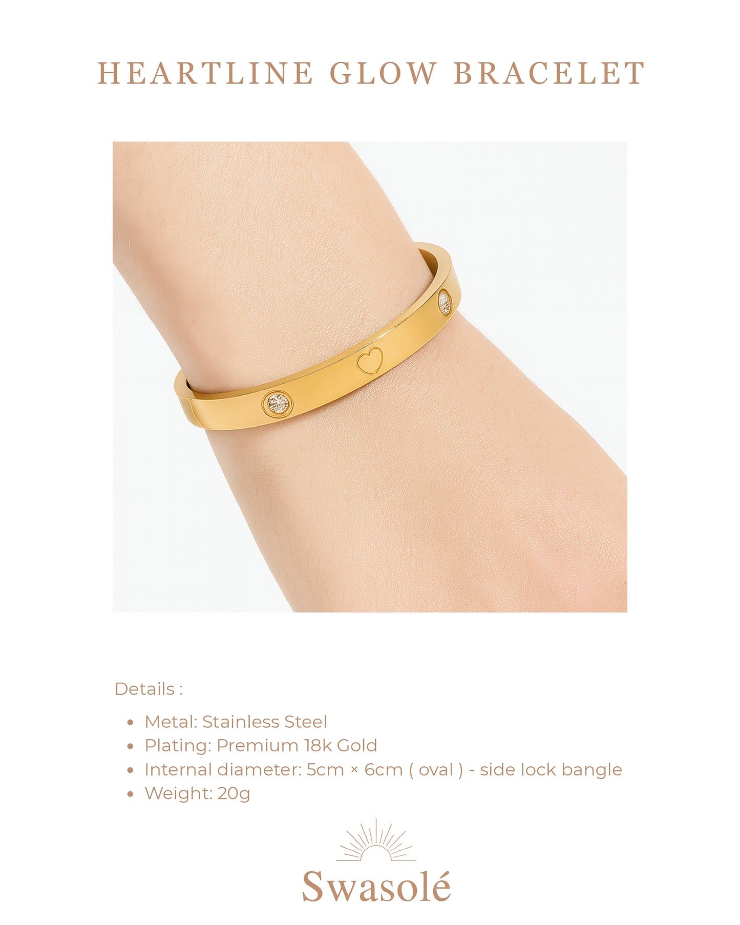 Heartline Glow Bracelet