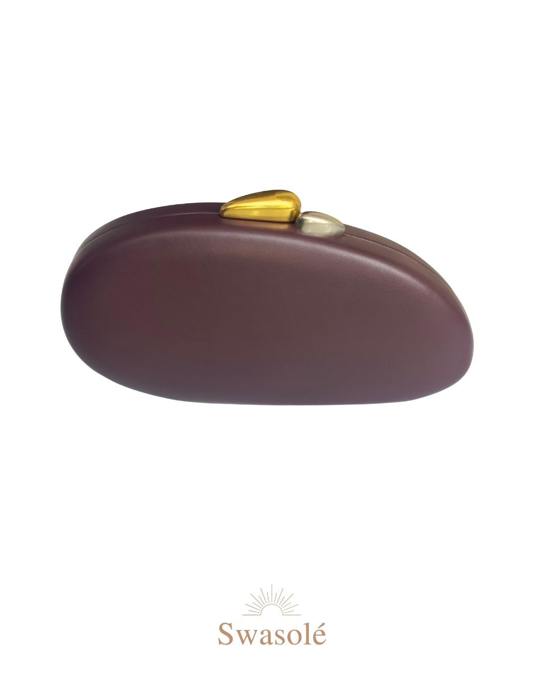 Mocha Elegance Luxe Clutch