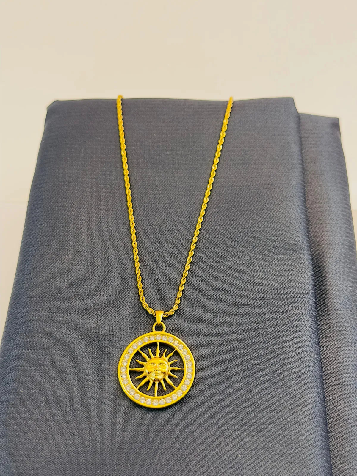 Sun Medallion Necklace