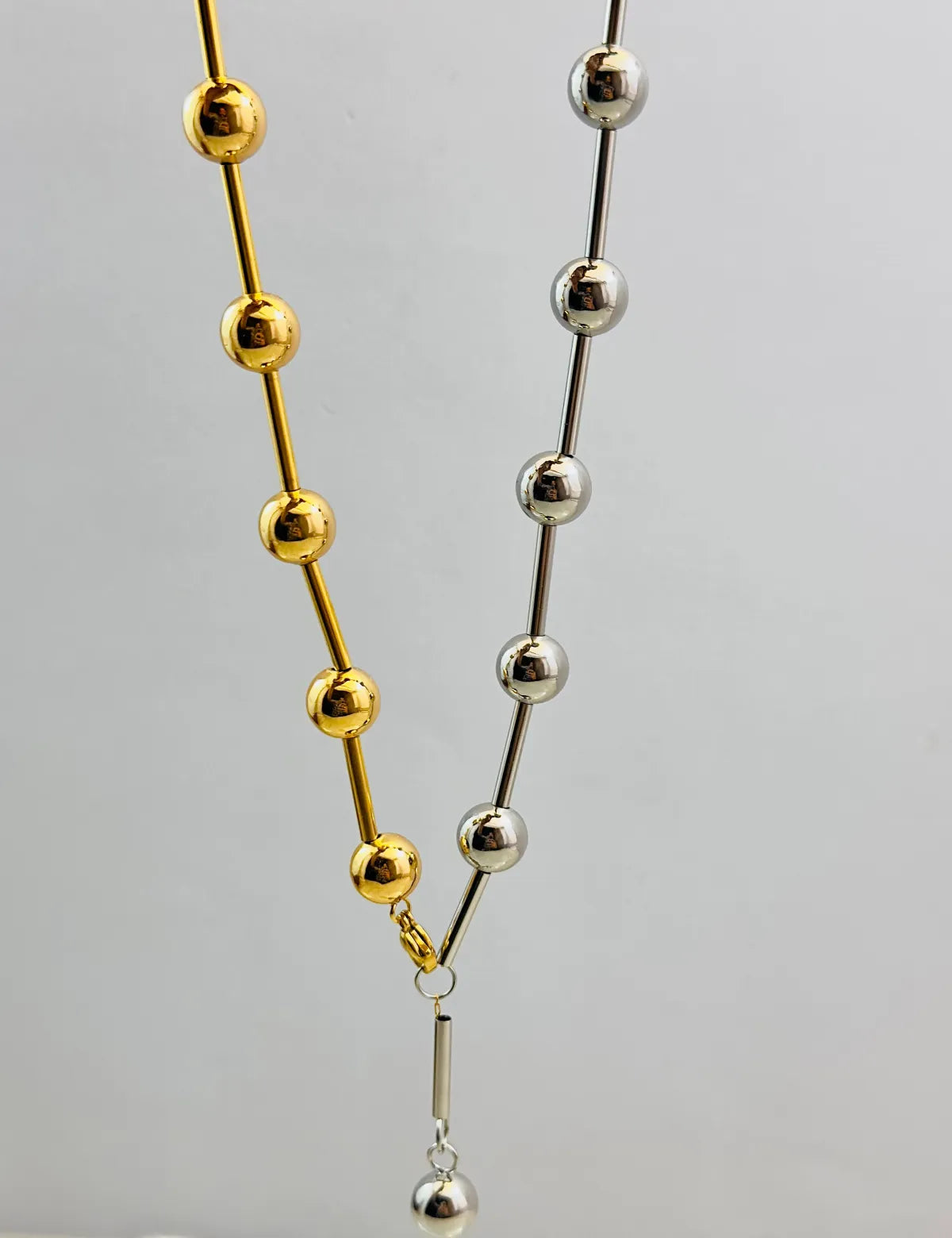 Orbit Blend Dual-Tone Necklace