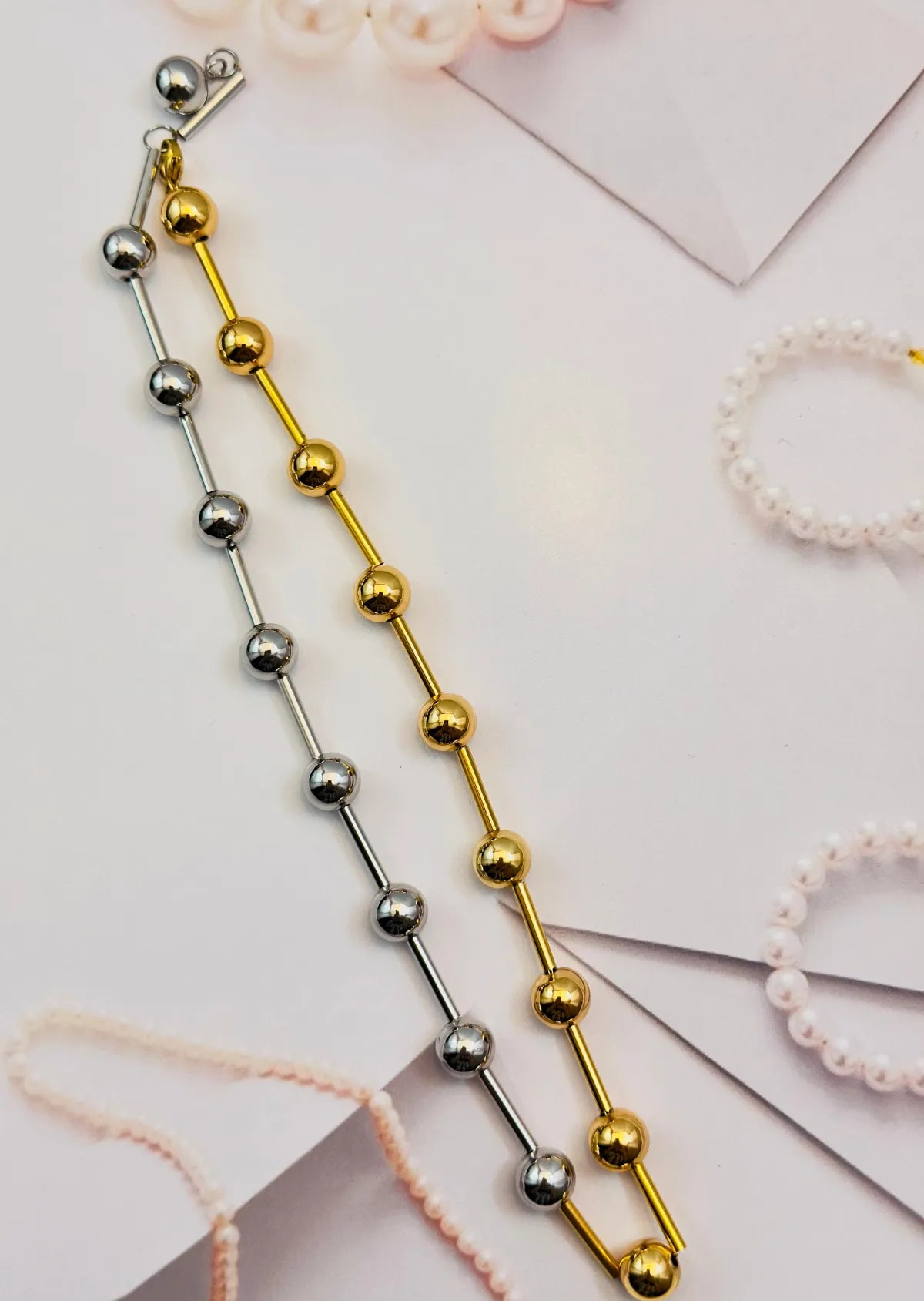 Orbit Blend Dual-Tone Necklace