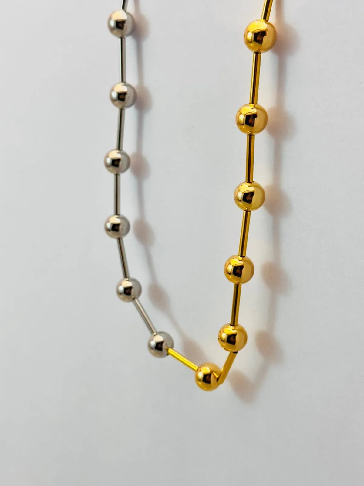 Orbit Blend Dual-Tone Necklace