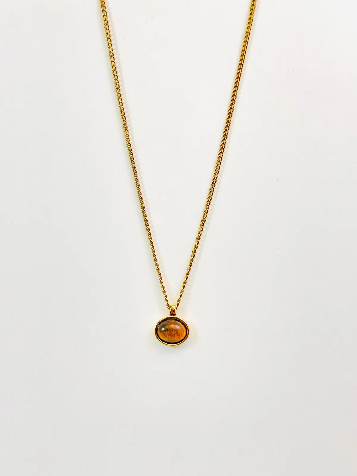 Mocha Glow Pendant Chain