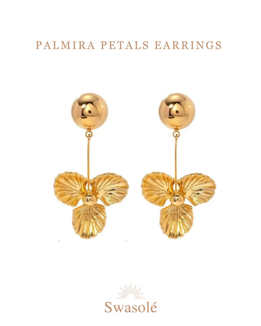 PALMIRA  PETALS EARRINGS