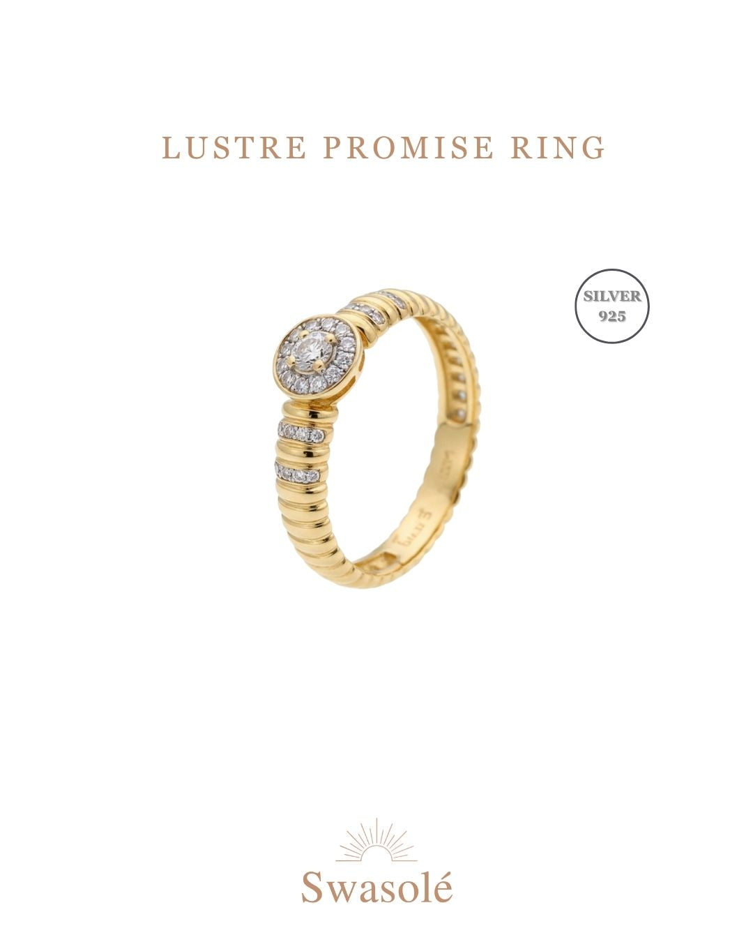 Lustre Promise Ring