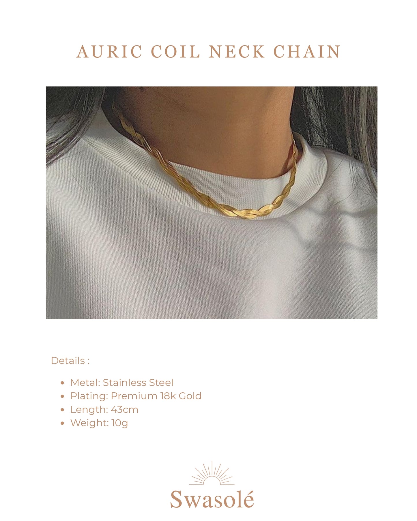 Auric Coil Neck Chain