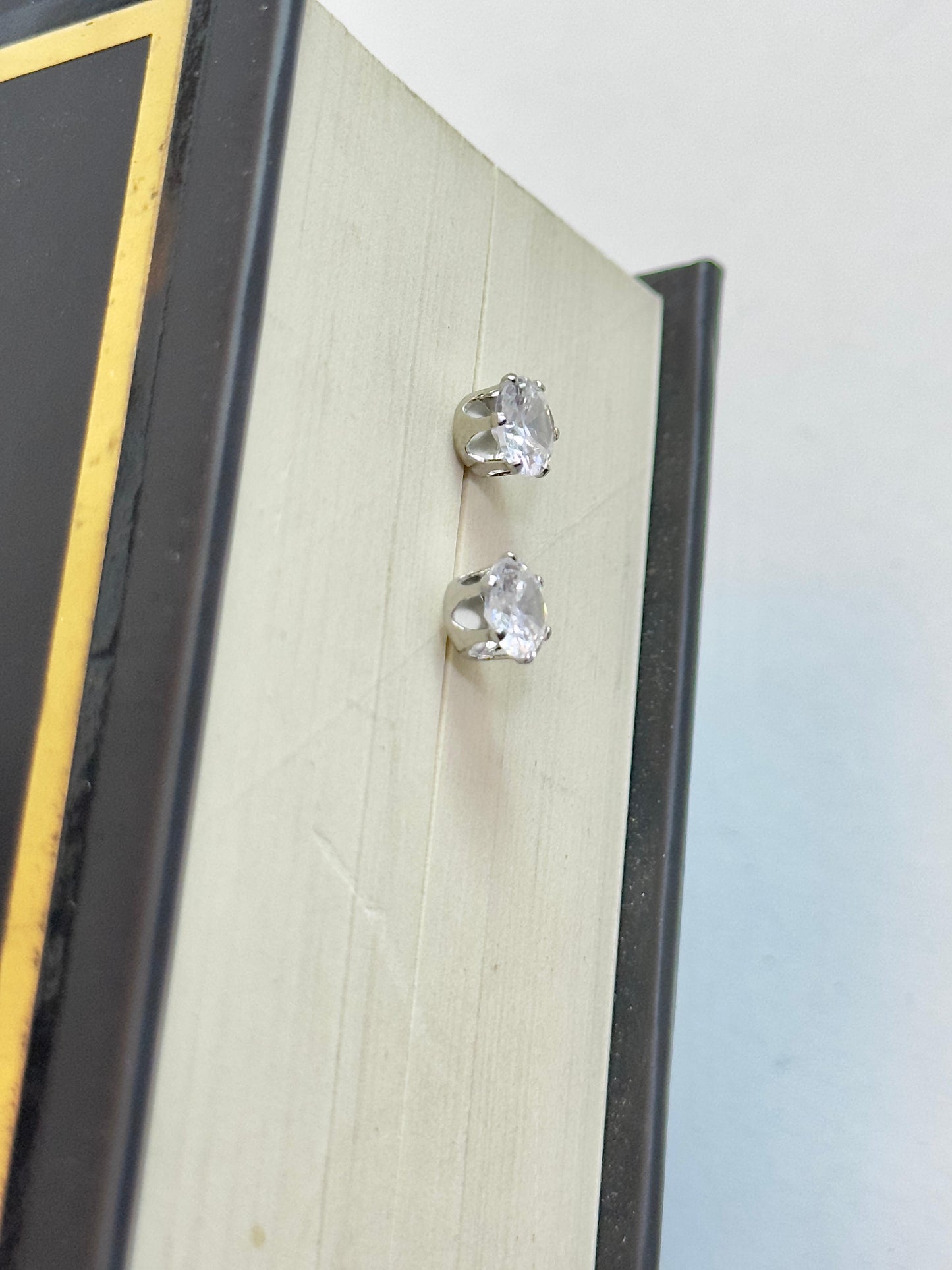 Solitaire Stud Earrings